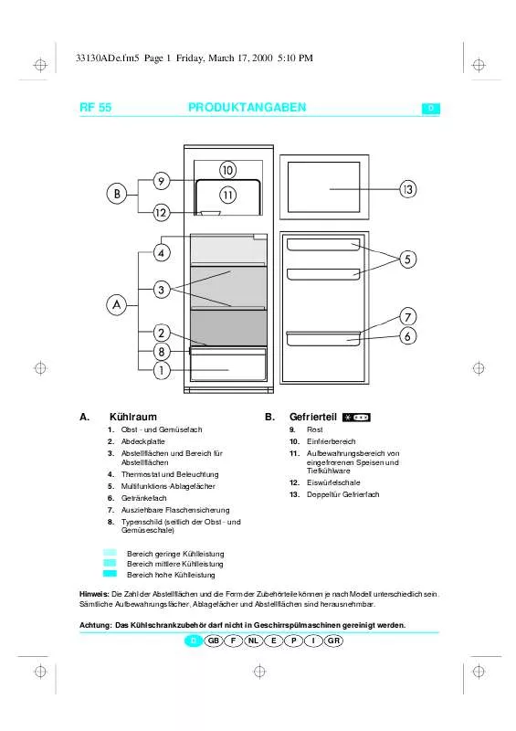 Mode d'emploi WHIRLPOOL ARC 3120