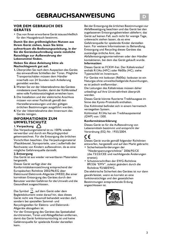 Mode d'emploi WHIRLPOOL ARC 5573/2