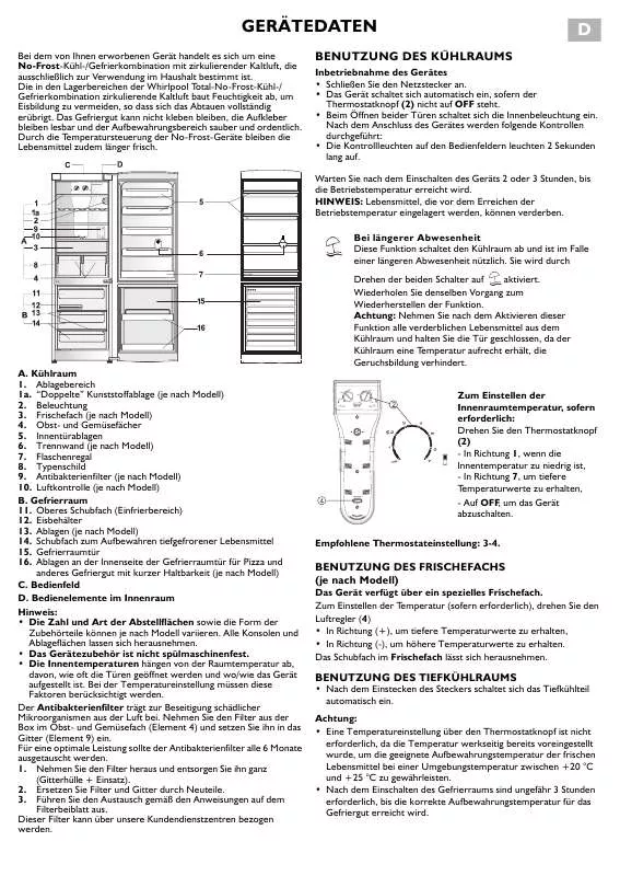 Mode d'emploi WHIRLPOOL ARC7636/1 IX