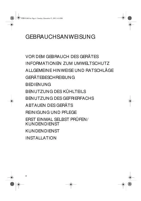 Mode d'emploi WHIRLPOOL ARG 744/A