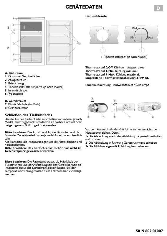 Mode d'emploi WHIRLPOOL ARG341/1