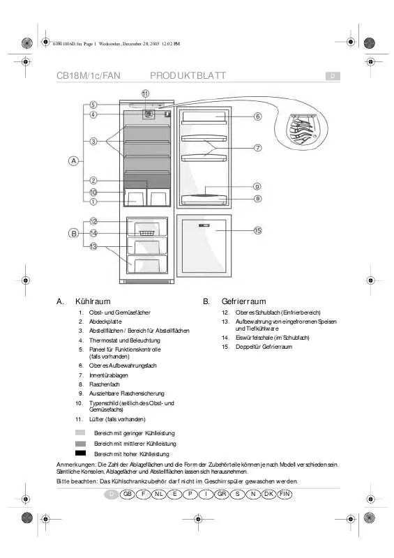 Mode d'emploi WHIRLPOOL ART 471/3-LH