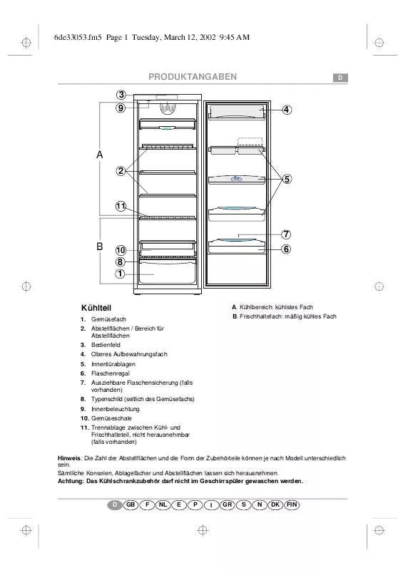 Mode d'emploi WHIRLPOOL ART 621/H