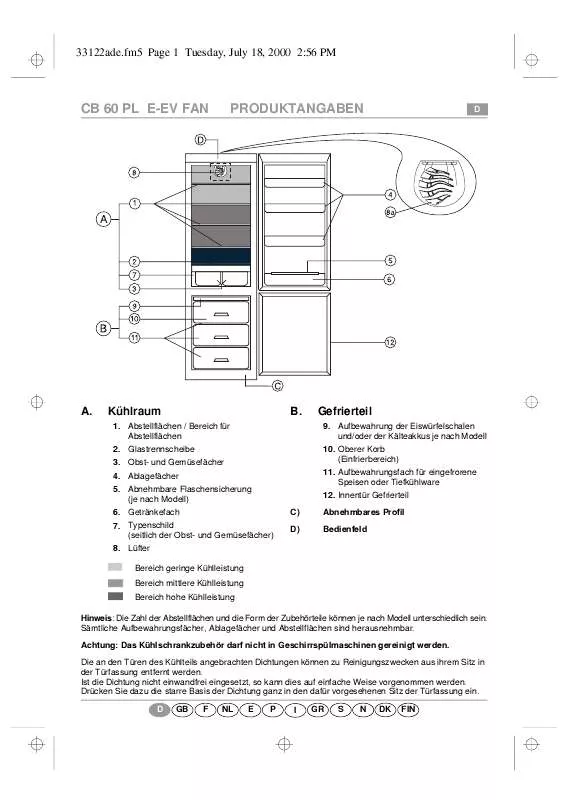 Mode d'emploi WHIRLPOOL ARZ 896-1/H/PEARL