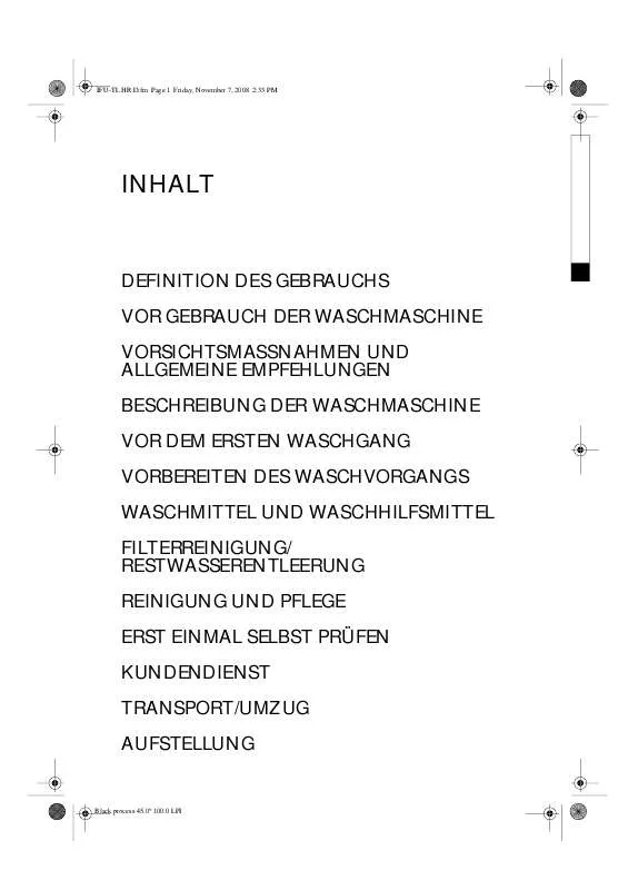 Mode d'emploi WHIRLPOOL AWE 9630