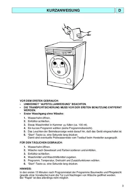 Mode d'emploi WHIRLPOOL AWM 328/3