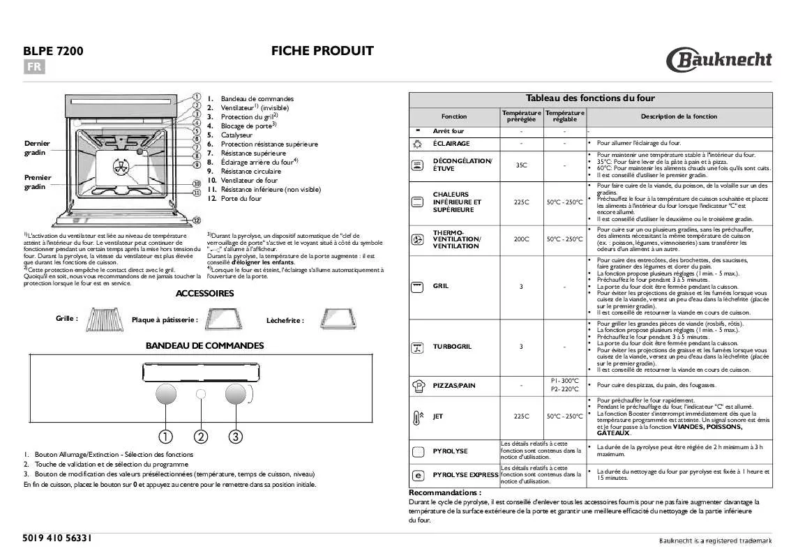 Mode d'emploi WHIRLPOOL AWOE AS 9769