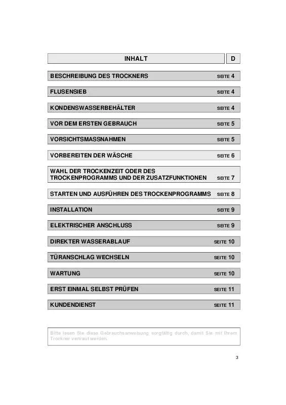 Mode d'emploi WHIRLPOOL AWZ 555