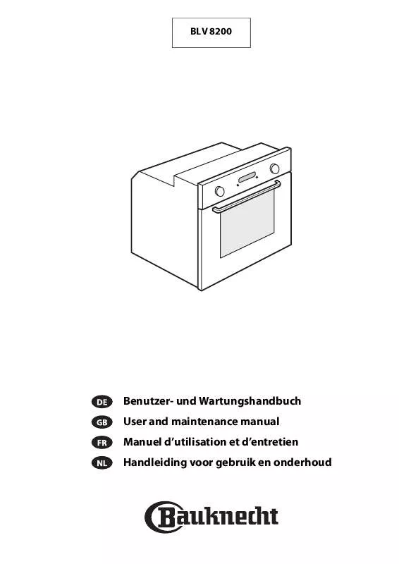 Mode d'emploi WHIRLPOOL BLV 8200/PT