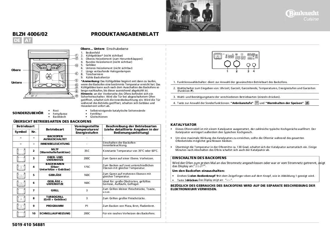 Mode d'emploi WHIRLPOOL BLZH 4006/02 AL