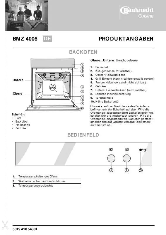 Mode d'emploi WHIRLPOOL BMZ 4006 AL