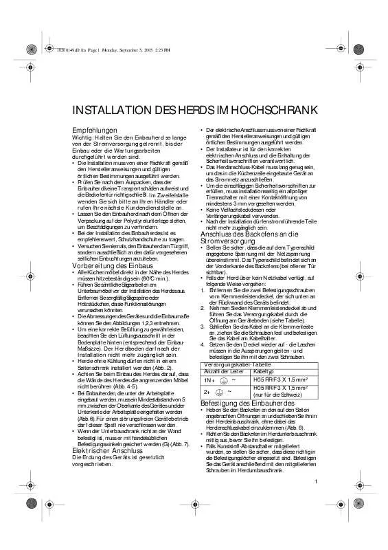 Mode d'emploi WHIRLPOOL BMZD 6500/IN