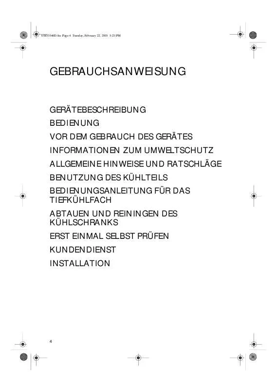 Mode d'emploi WHIRLPOOL CBI 643 W