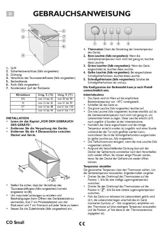 Mode d'emploi WHIRLPOOL CF22 EG