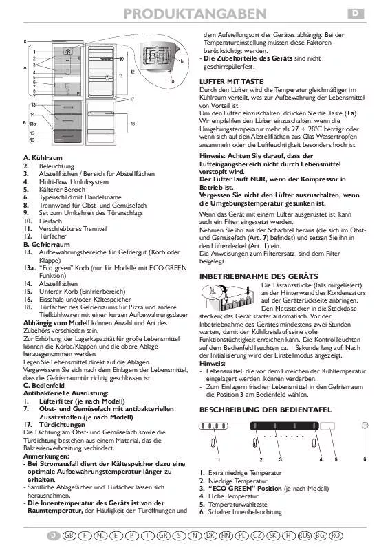 Mode d'emploi WHIRLPOOL CFS 171