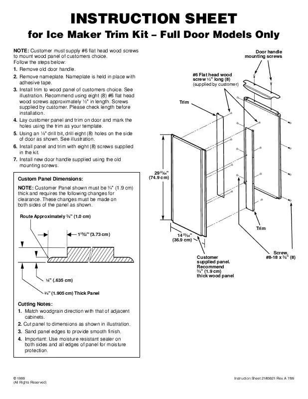 Mode d'emploi WHIRLPOOL CVT 29