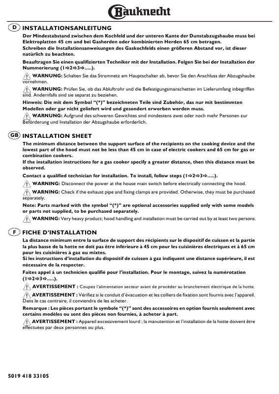 Mode d'emploi WHIRLPOOL DWGR 9750 EW