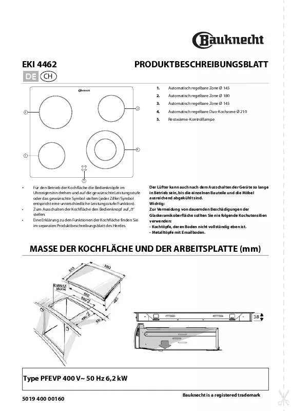 Mode d'emploi WHIRLPOOL EKI 4472 IN