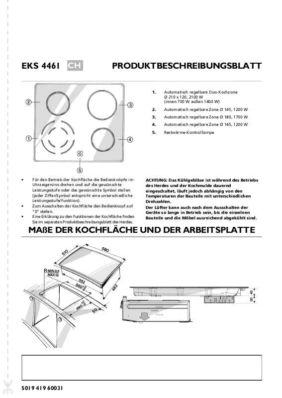 Mode d'emploi WHIRLPOOL EKS 4461 IN