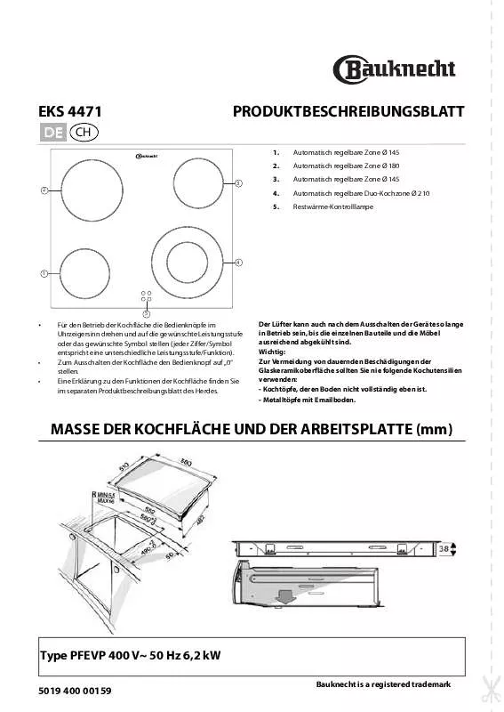 Mode d'emploi WHIRLPOOL EKS 4471 IN