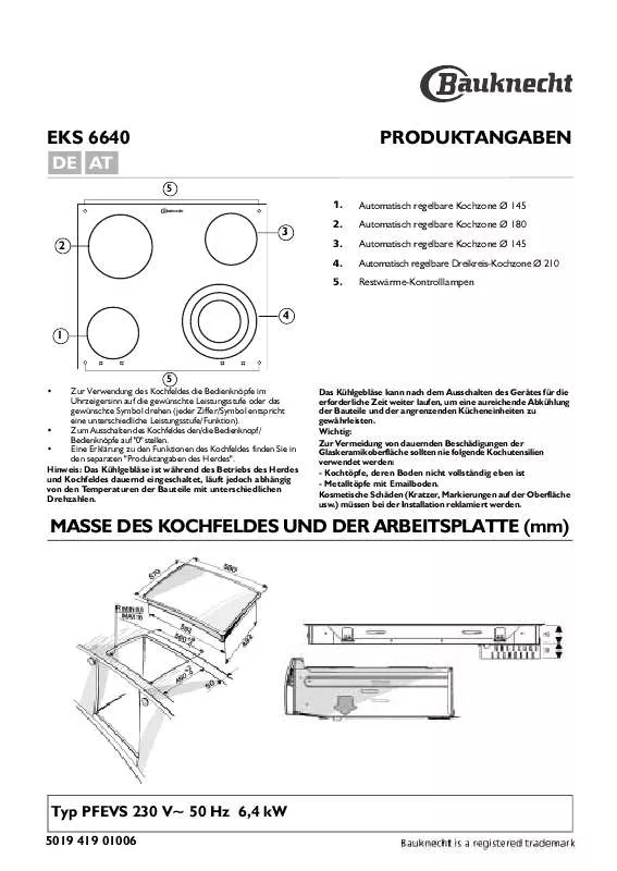 Mode d'emploi WHIRLPOOL EKS 6640 IN