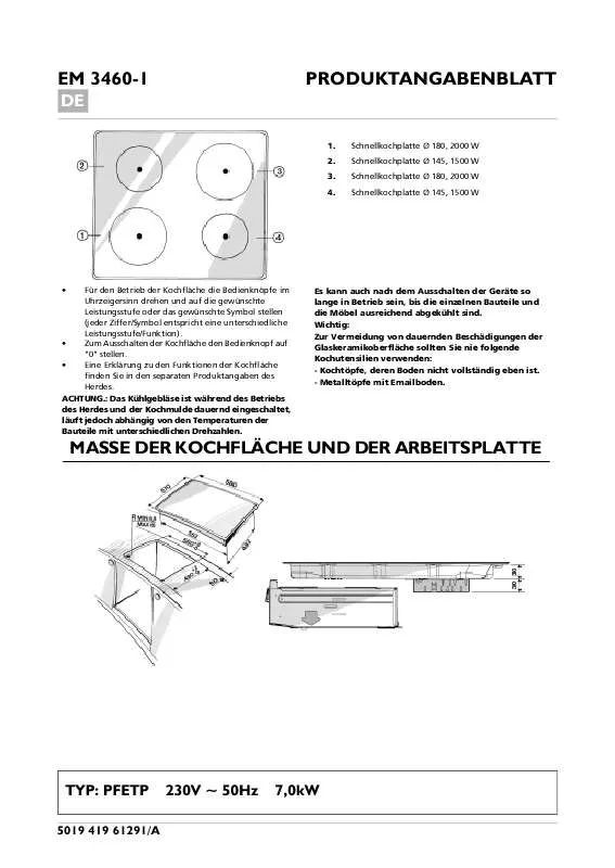 Mode d'emploi WHIRLPOOL EM 3460-1 WS