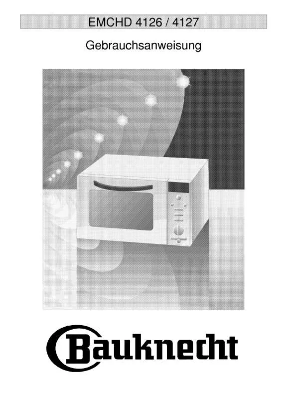 Mode d'emploi WHIRLPOOL EMCHD 4127 BL