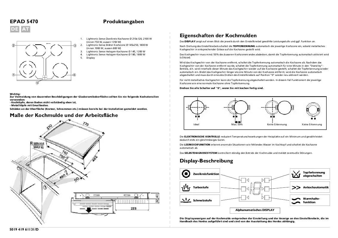 Mode d'emploi WHIRLPOOL EPAD 5470 IN