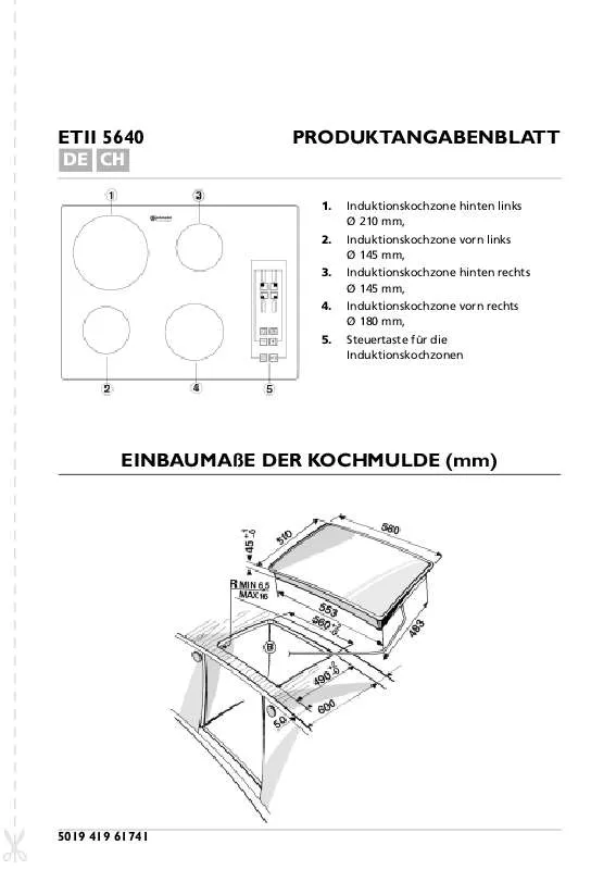 Mode d'emploi WHIRLPOOL ETII 5640 IN