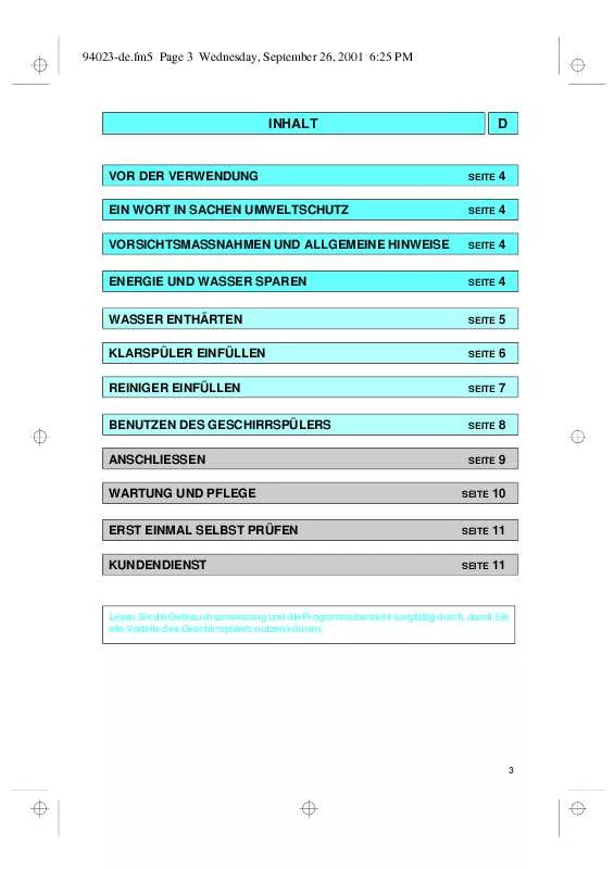 Mode d'emploi WHIRLPOOL GSI 4943 K-SW