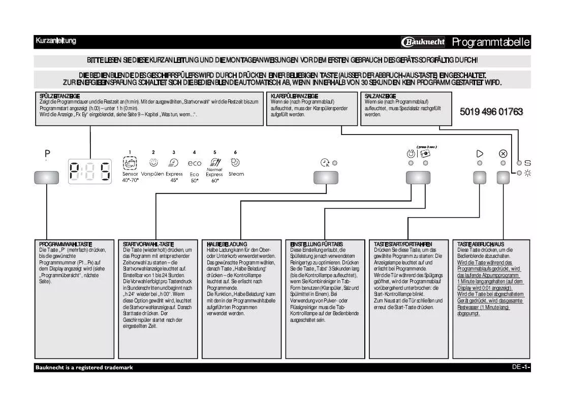 Mode d'emploi WHIRLPOOL GSU 216 A