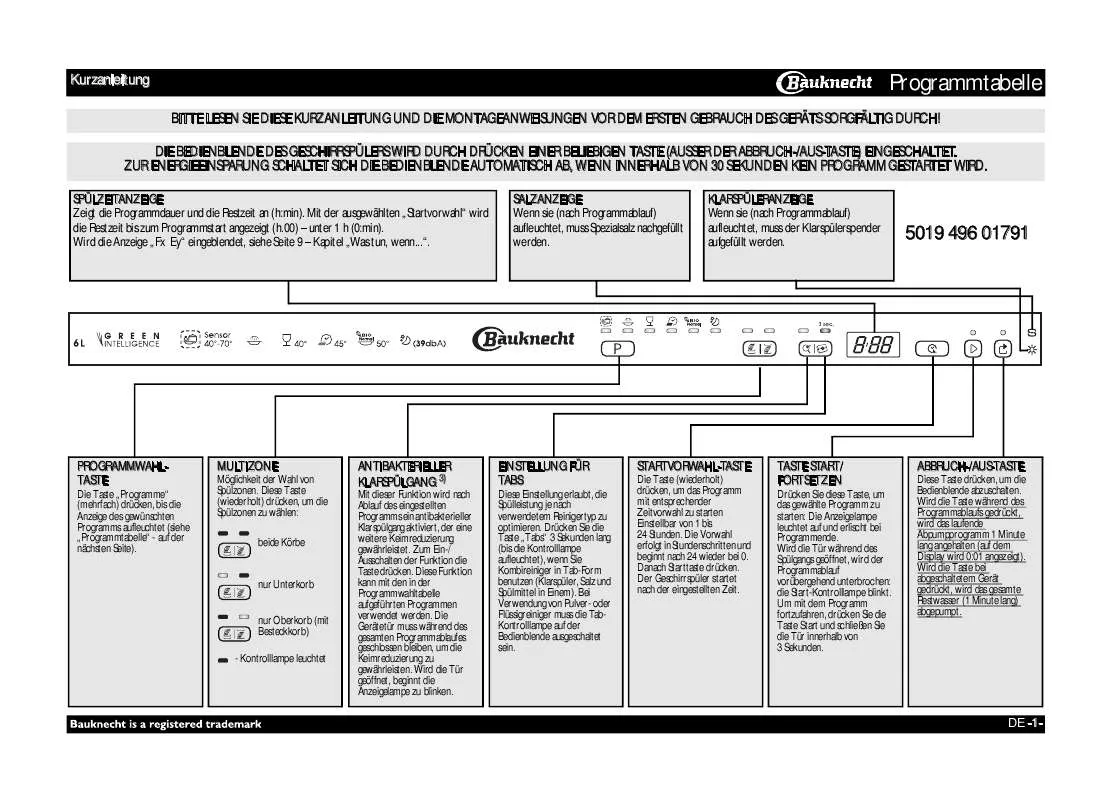 Mode d'emploi WHIRLPOOL GSX 7976