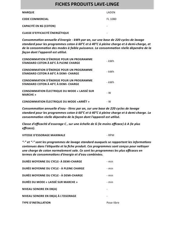 Mode d'emploi WHIRLPOOL GTE PLATINUM 27 A