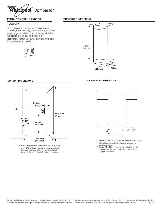 Mode d'emploi WHIRLPOOL KDIX 8810