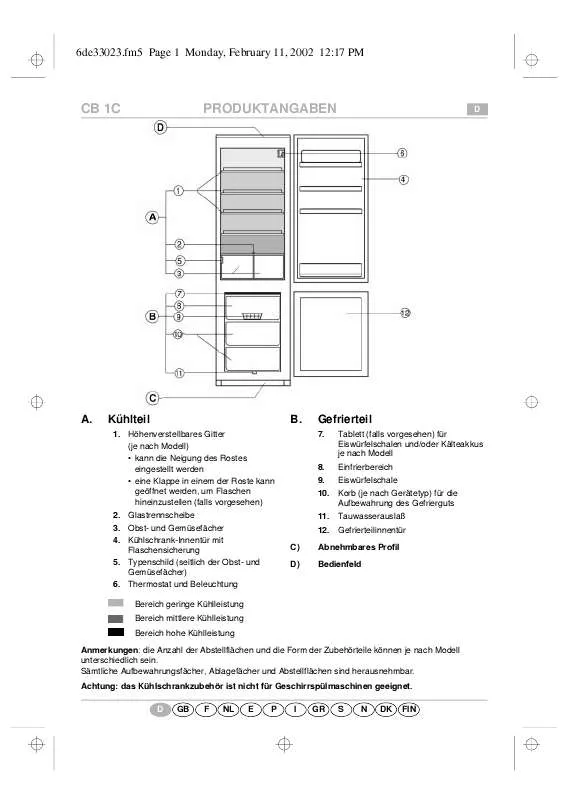 Mode d'emploi WHIRLPOOL KGA 2500