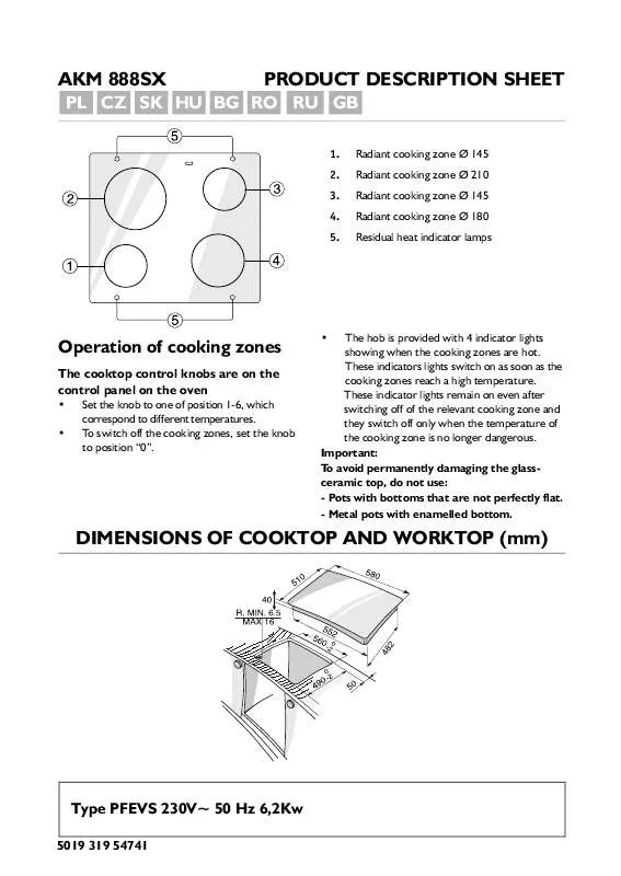 Mode d'emploi WHIRLPOOL KRA 160/1