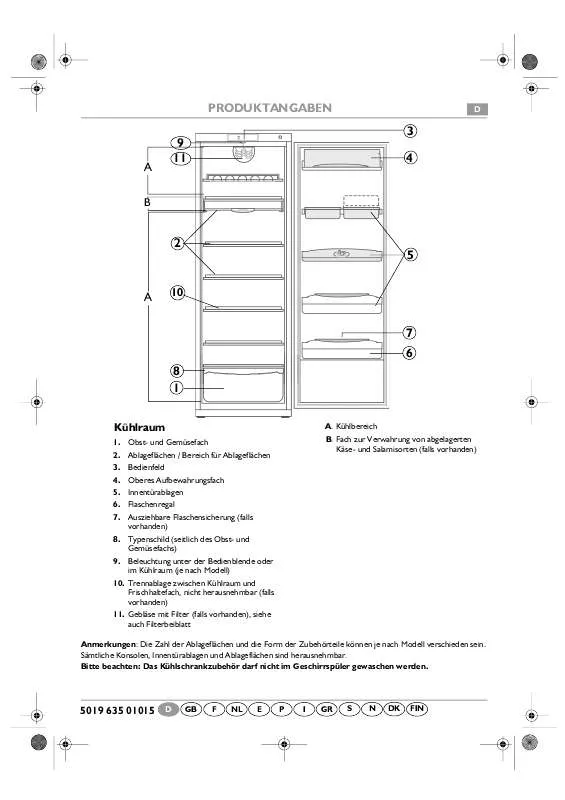 Mode d'emploi WHIRLPOOL KRVA 3801