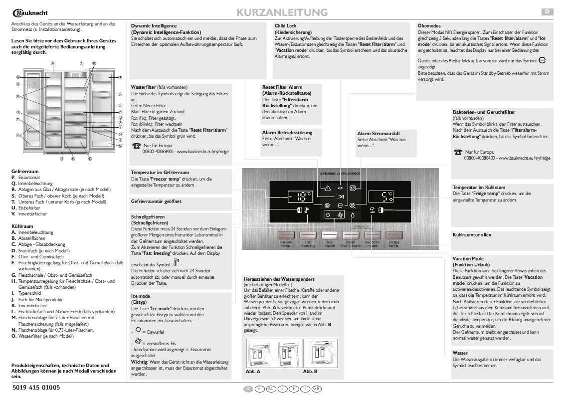 Mode d'emploi WHIRLPOOL KSN 561 OPTIMA SP