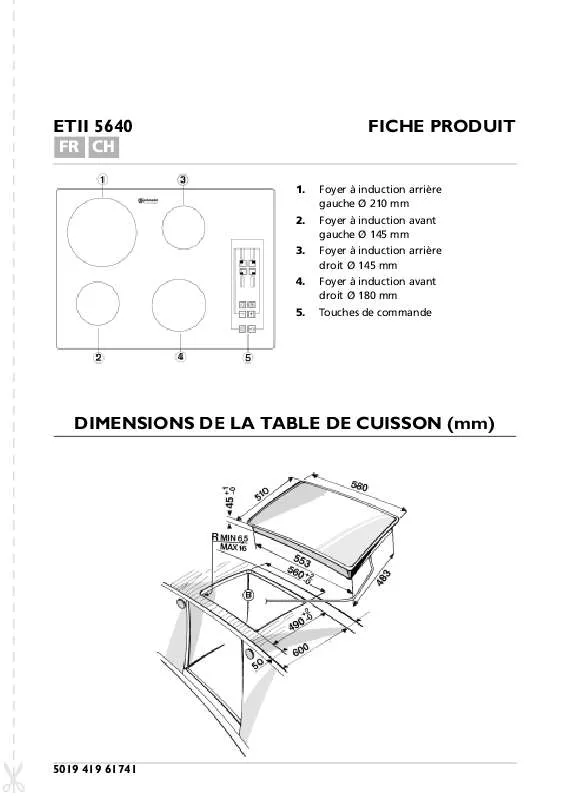 Mode d'emploi WHIRLPOOL KVA 170 OPTIMA