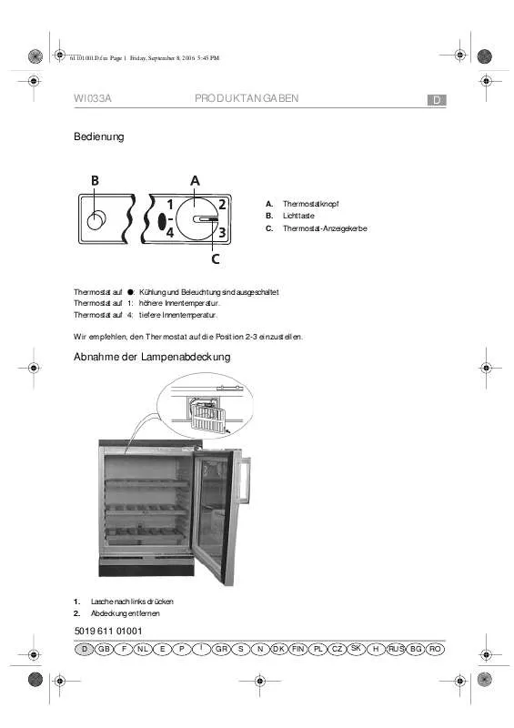 Mode d'emploi WHIRLPOOL KWC60X