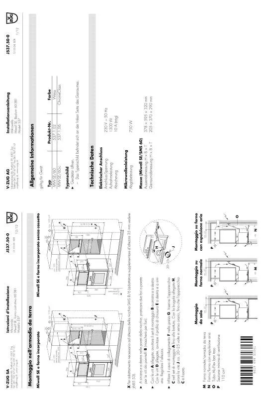 Mode d'emploi WHIRLPOOL MIWELL SE 537 WHITE