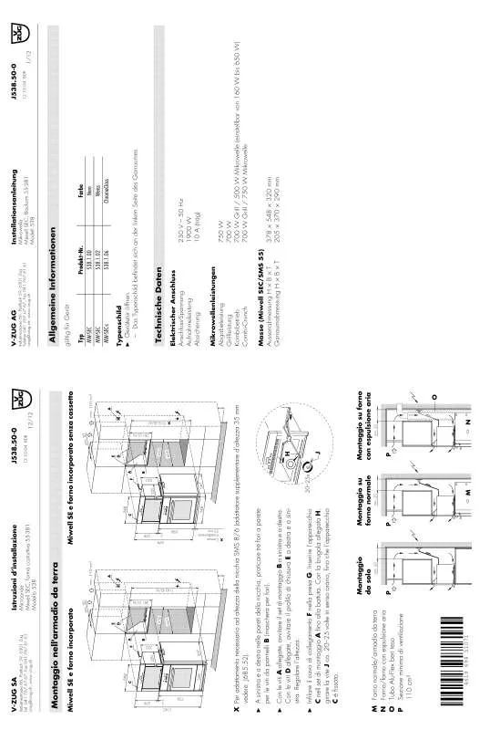 Mode d'emploi WHIRLPOOL MIWELL SEC 538 BLACK