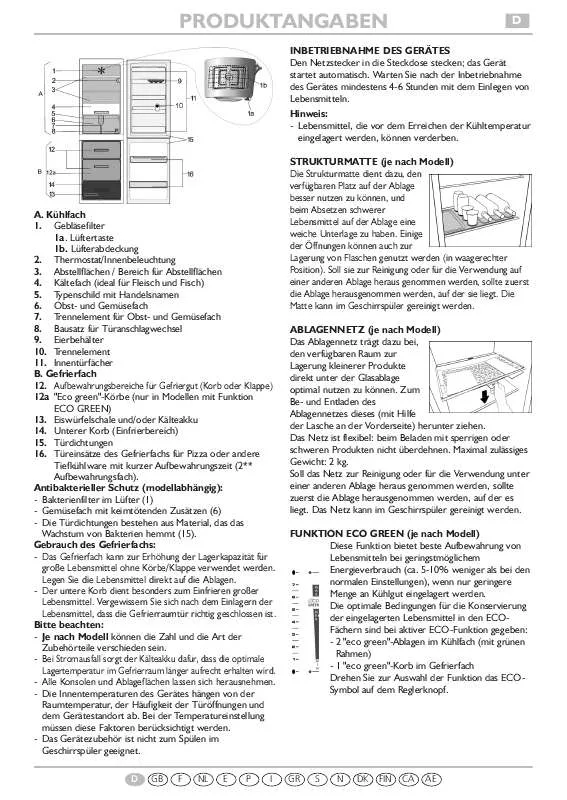 Mode d'emploi WHIRLPOOL PRB 352I A