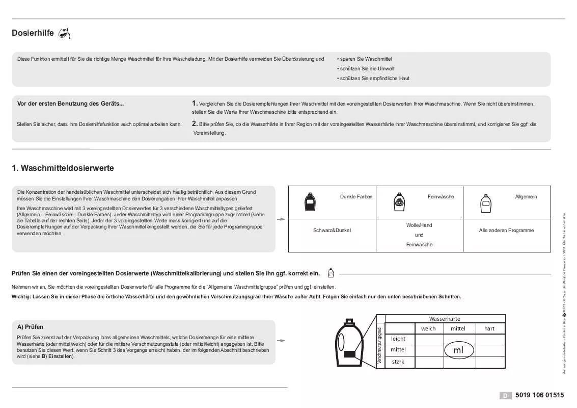 Mode d'emploi WHIRLPOOL PURE 2471 BL