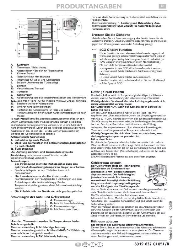 Mode d'emploi WHIRLPOOL SC 300 BL