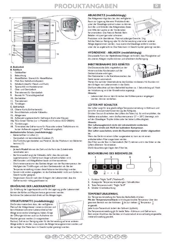 Mode d'emploi WHIRLPOOL SV 303 BL A