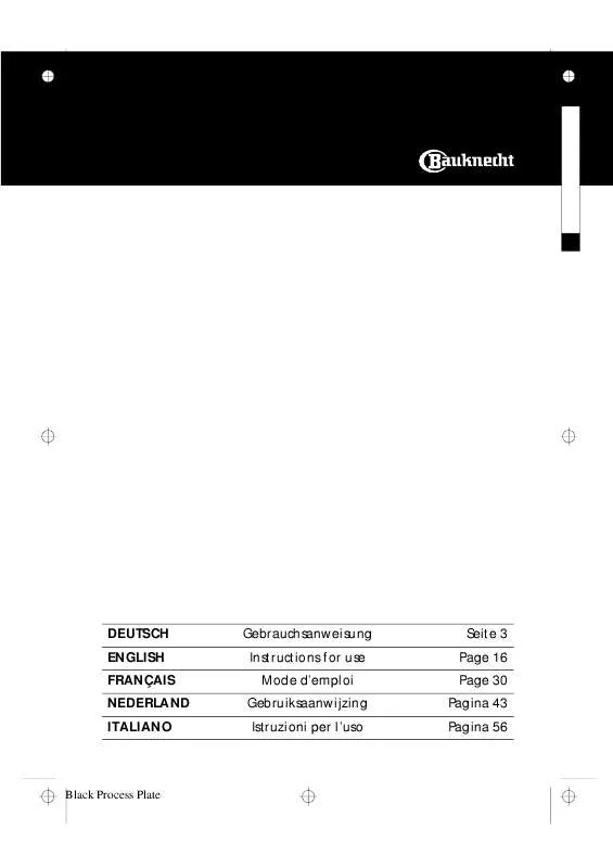 Mode d'emploi WHIRLPOOL WAD 6550