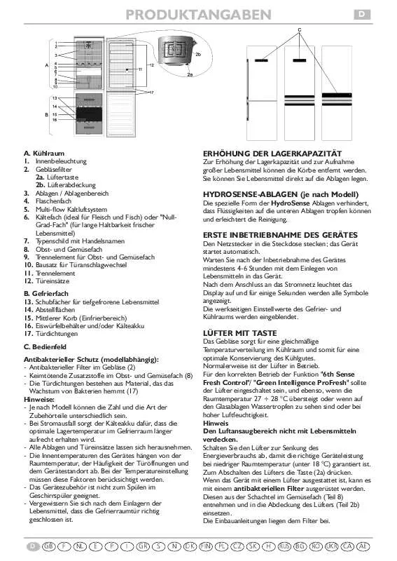 Mode d'emploi WHIRLPOOL WBA3699 NFC IX