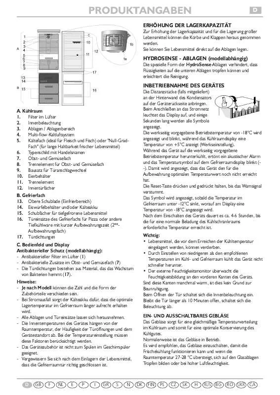 Mode d'emploi WHIRLPOOL WBC34463 A DFCX