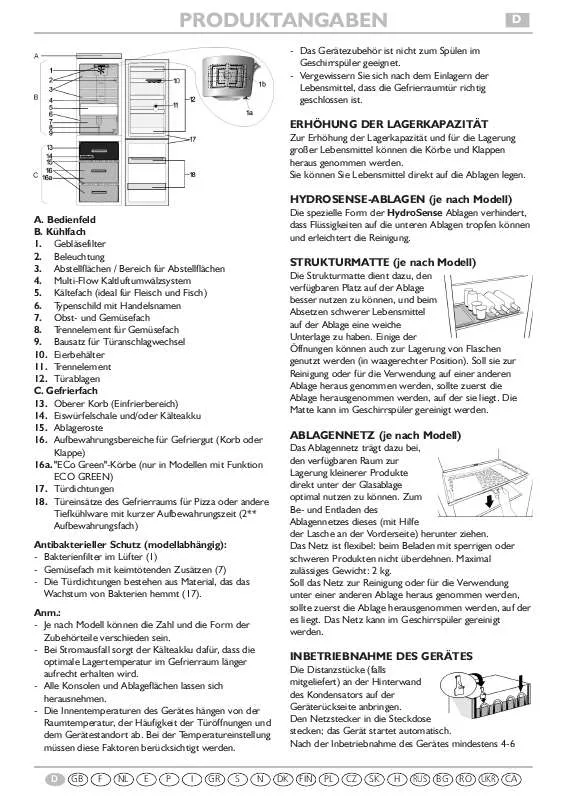 Mode d'emploi WHIRLPOOL WBC3525 A NFX